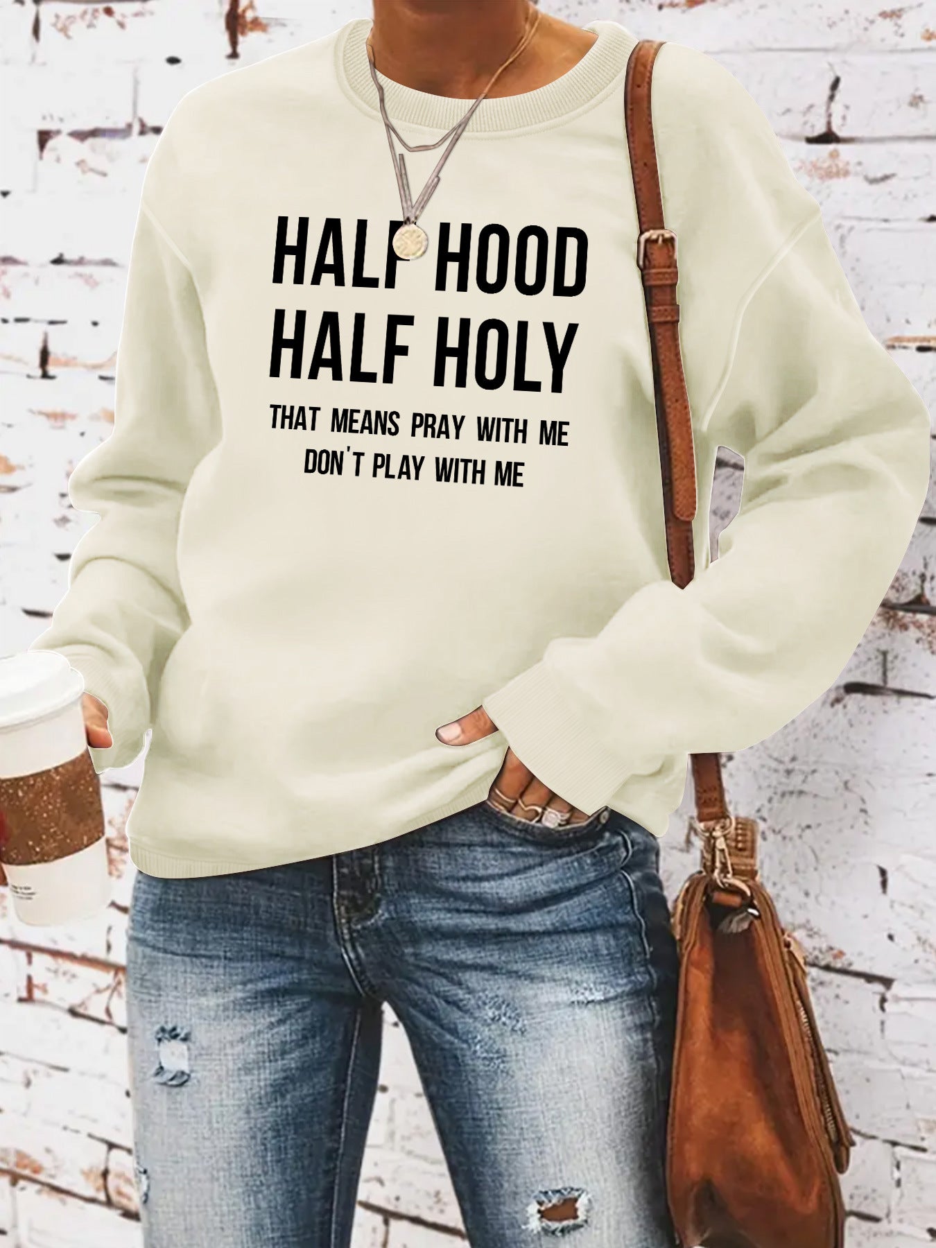 HALF HOOD HALF HOLY hoodie Dont Play With Me