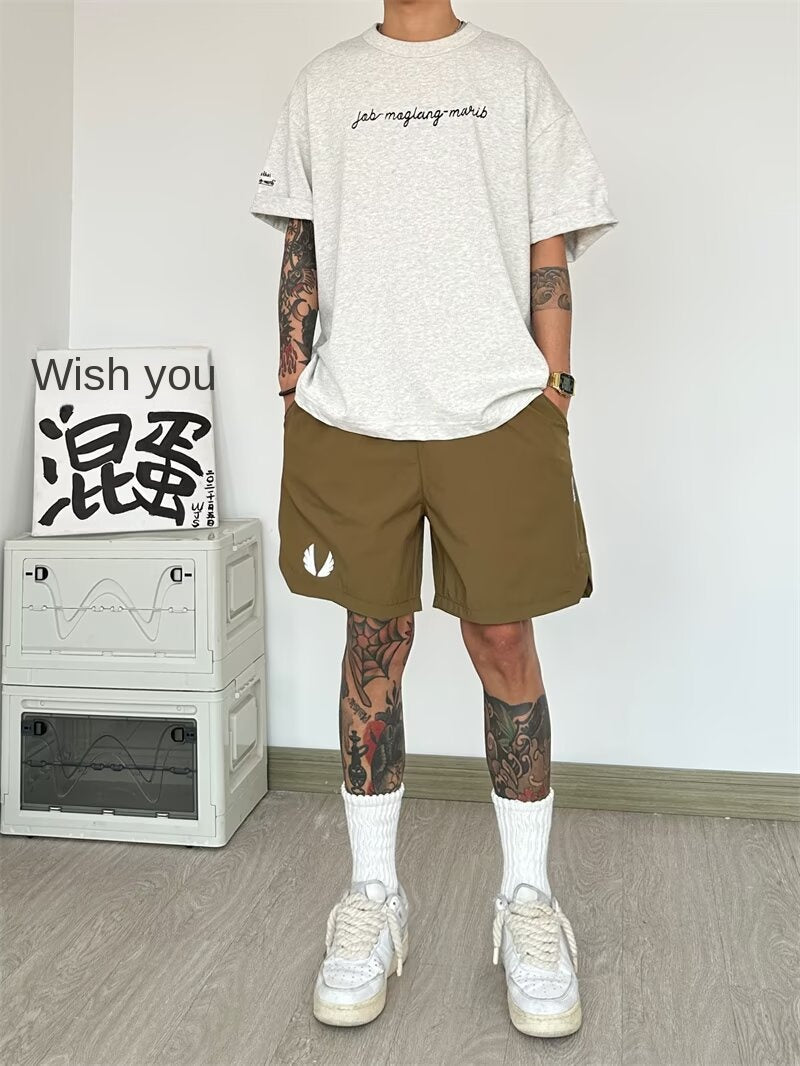 Quick drying breathable sports pants for men's summer training basketball shorts