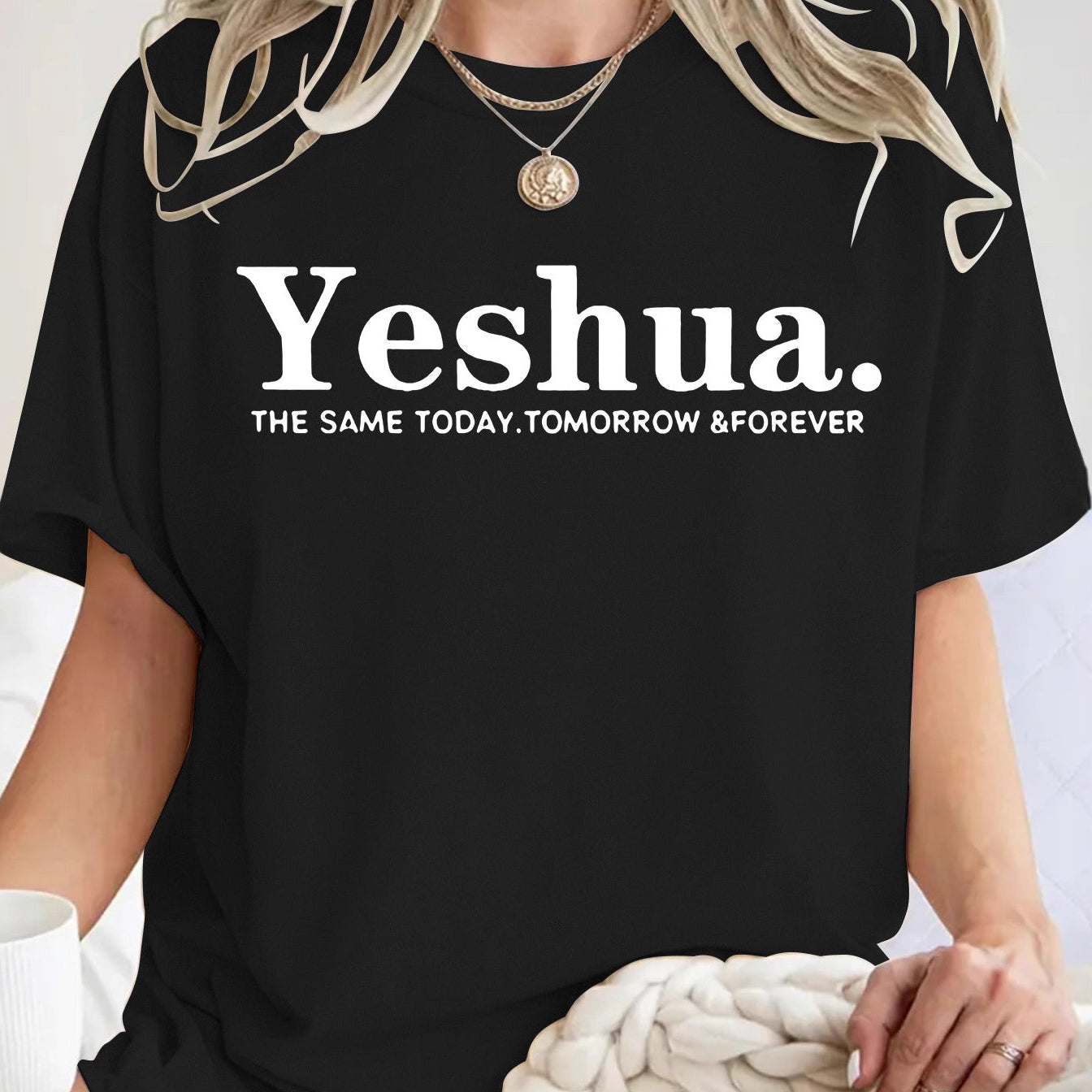 Short sleeved Yeshua print