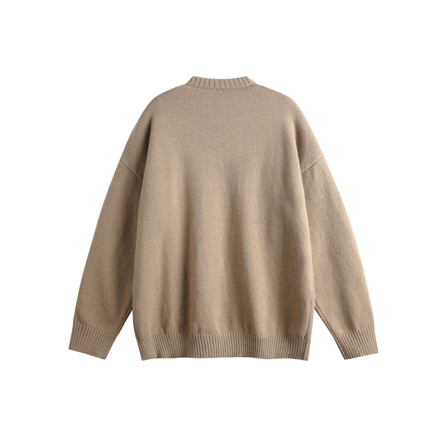 Stud Sweater TikTok Viral Sweater for Top Tier people. Made popular for the other use of STUD but this oversized sweater is for men or women | Loose Knit Sweater with Letter  Casual Oversized Fit Crewneck Long Sleeve
