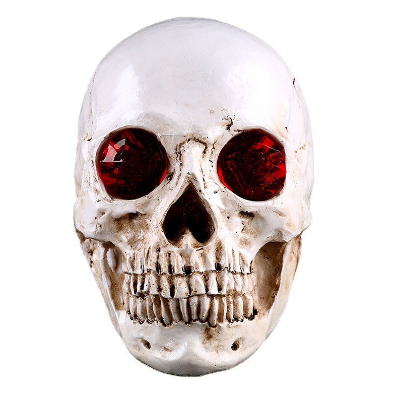 Skeleton | red diamond resin ornament