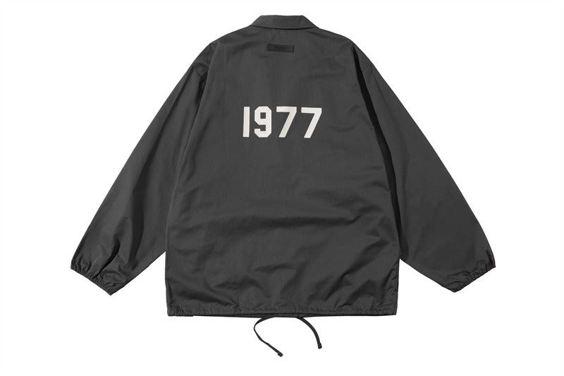 ESSENTIALS Style1977 Jacket Flocked Printed Jacket High Street Jacket