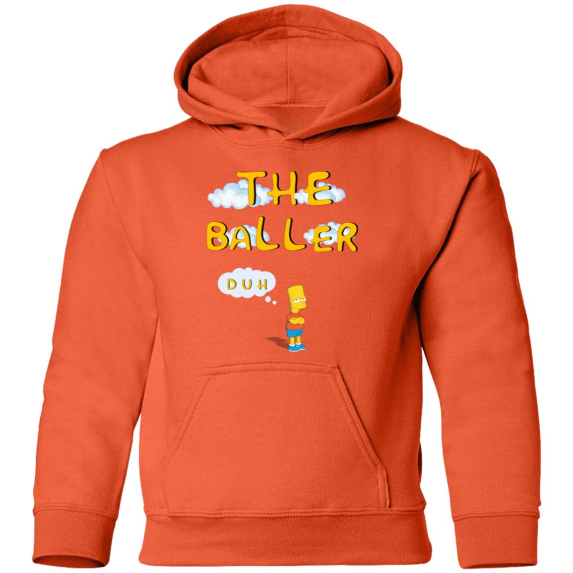 The Baller Duh Kids Hoodie Youth Pullover Hoodie Basketball Hoodie