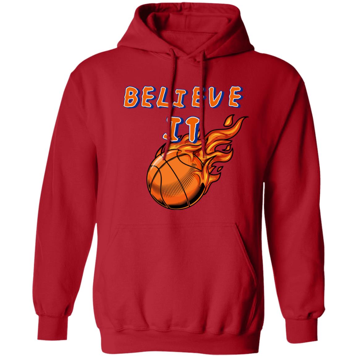 Believe It Pullover Hoodie Basketball Hoodie Anime Hoodie