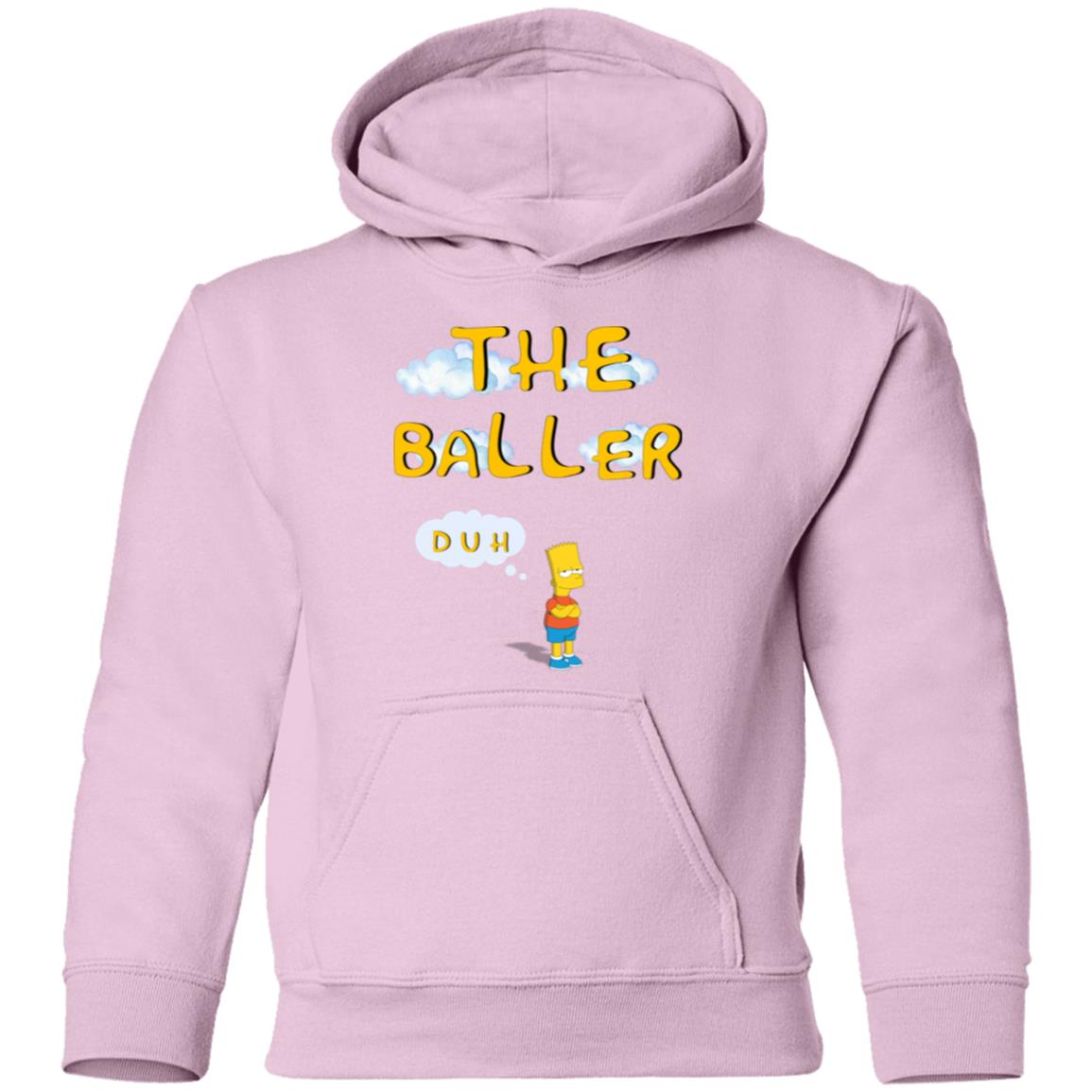 The Baller Duh Kids Hoodie Youth Pullover Hoodie Basketball Hoodie