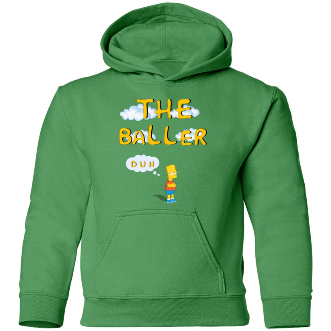 The Baller Duh Kids Hoodie Youth Pullover Hoodie Basketball Hoodie