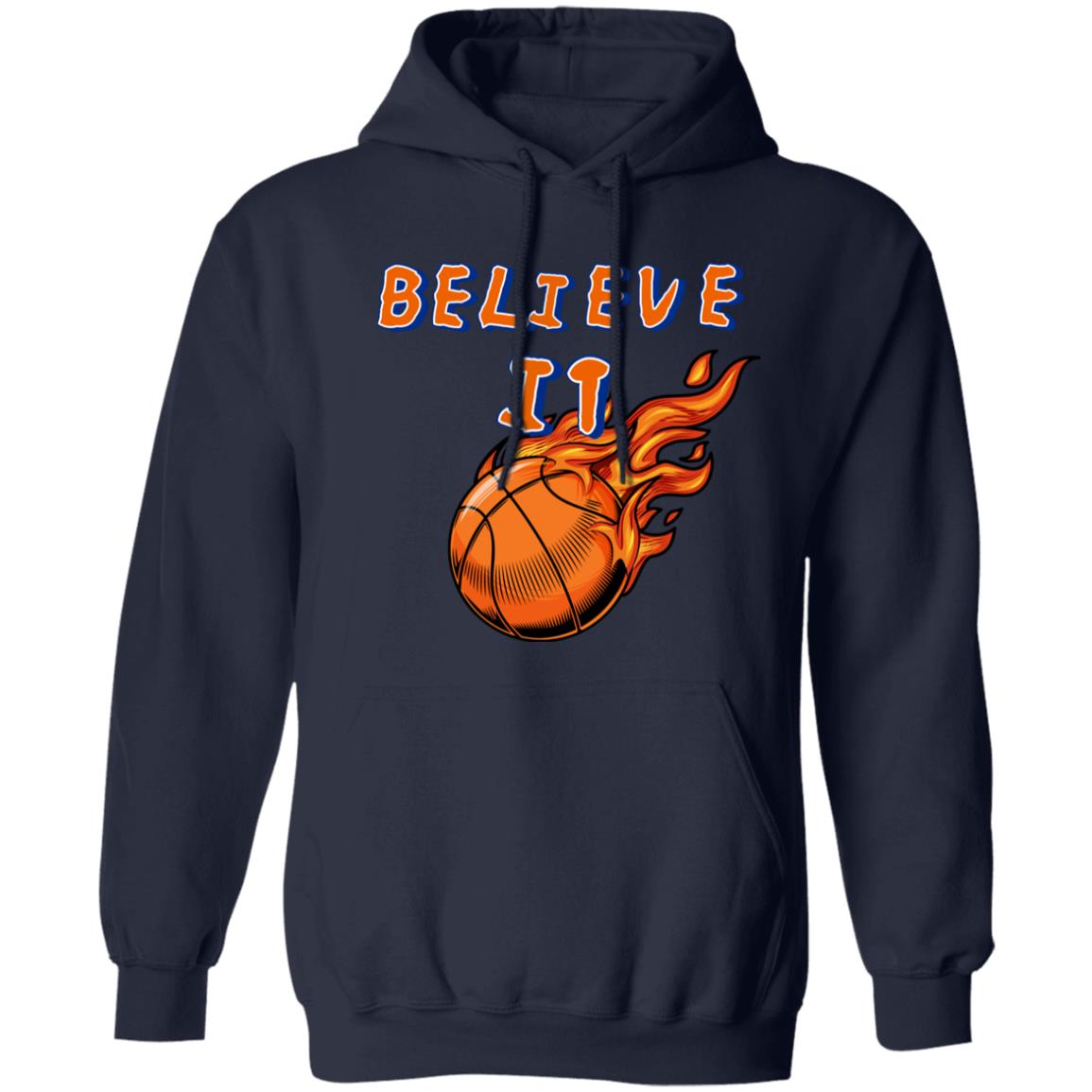 Believe It Pullover Hoodie Basketball Hoodie Anime Hoodie