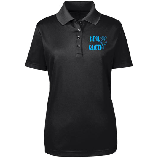 Real Queen Basketball Womens Origin Pique Polo Sports Polo; Coach Polo; Player Polo; Lady Baller