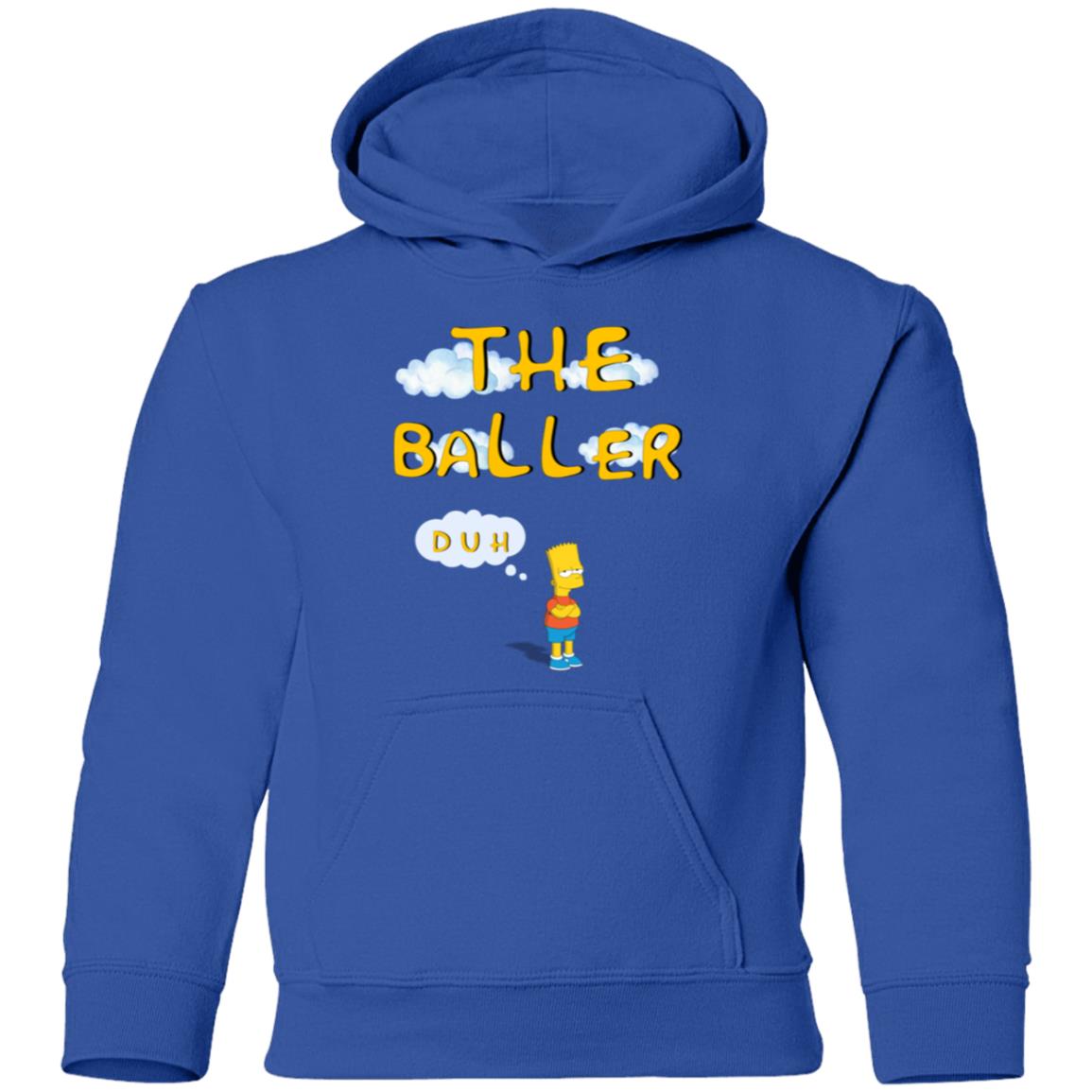 The Baller Duh Kids Hoodie Youth Pullover Hoodie Basketball Hoodie