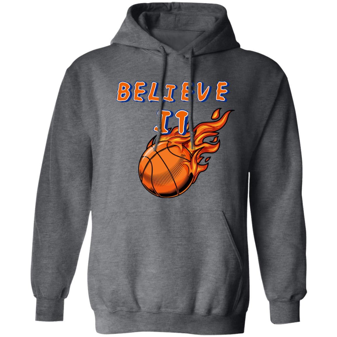 Believe It Pullover Hoodie Basketball Hoodie Anime Hoodie