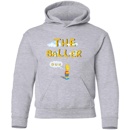 The Baller Duh Kids Hoodie Youth Pullover Hoodie Basketball Hoodie