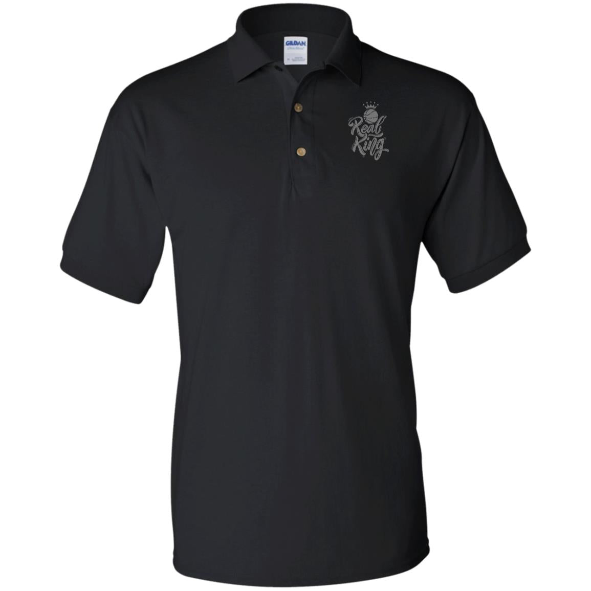 Real Basketball King Goat Jersey Polo Shirt Coach Polo; Athlete Polo; Player Polo