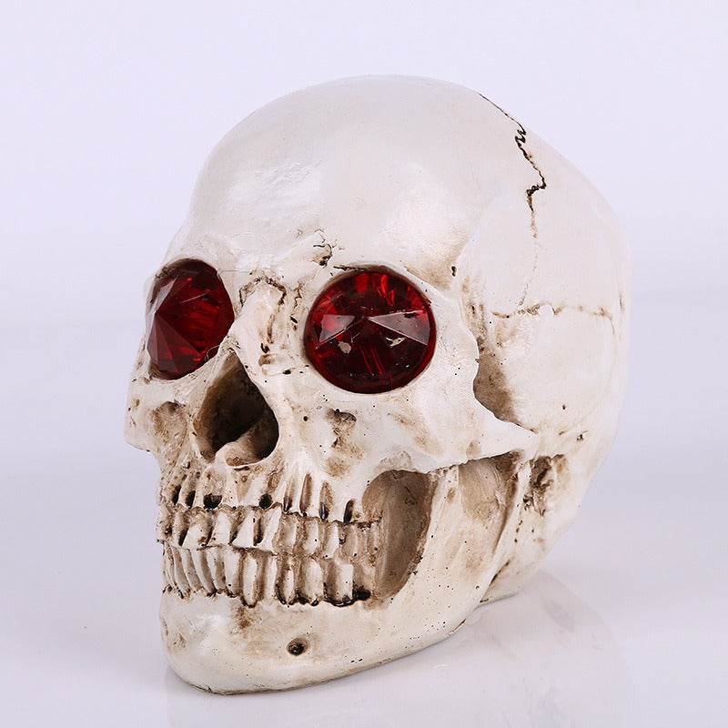 Skeleton | red diamond resin ornament