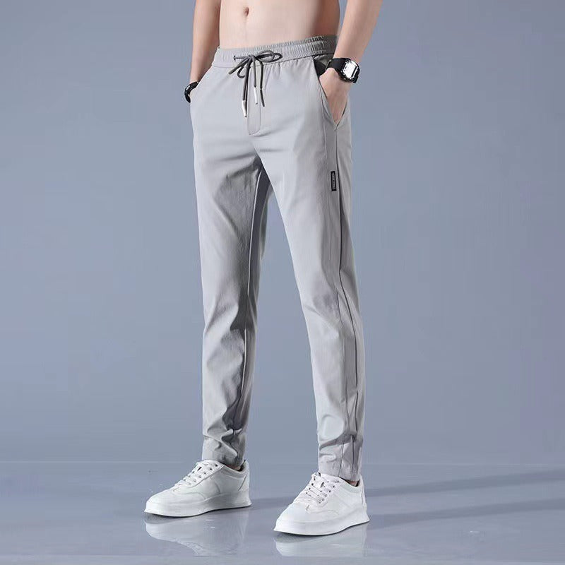 Mighty Lifestyle Pants | Men's Business casual pants elastic breathable straight leg oversized sports pants