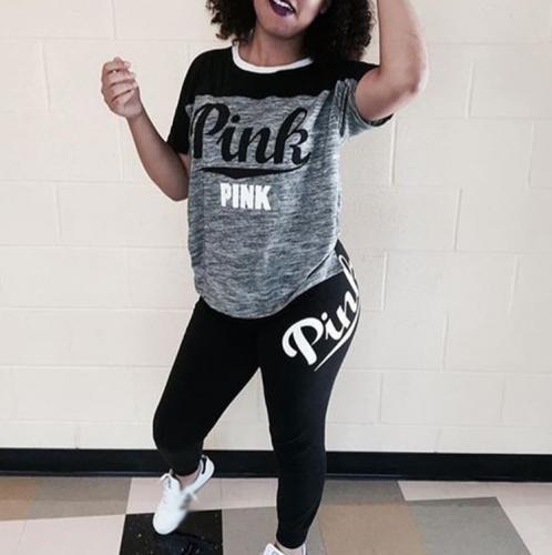 Pink Casual Set | Women’s Two-Piece Lounge Set – Breathable, Lightweight, and Effortlessly Chic