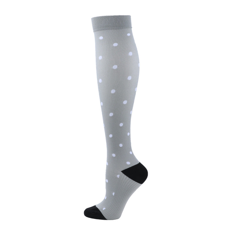 Healthy Calf Compression Socks for Men & Women – Breathable Nylon Silk Stovepipe Sports Socks for Running, Cycling, and Everyday Support