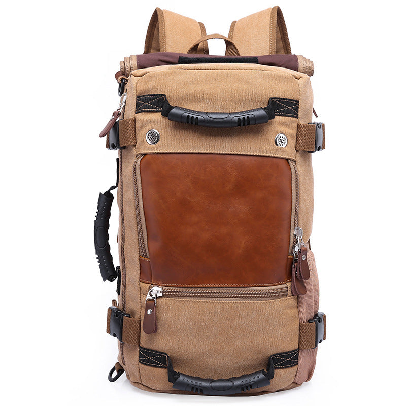 Rucksack Retro Casual Large Capacity Men's Backpack Multifunctional Travel Backpack