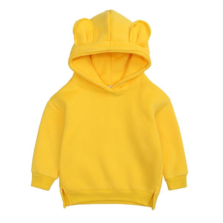 Trendy Unisex Baby Boys Girls Clothes Winter Spring Cute Hoodies Korean kids Hoodie Thicken Fleece Sweatshirt Children's clothing, Orangemom