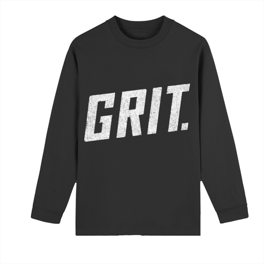 GRIT Crew Neck Drop Shoulder Long Sleeve Shirt