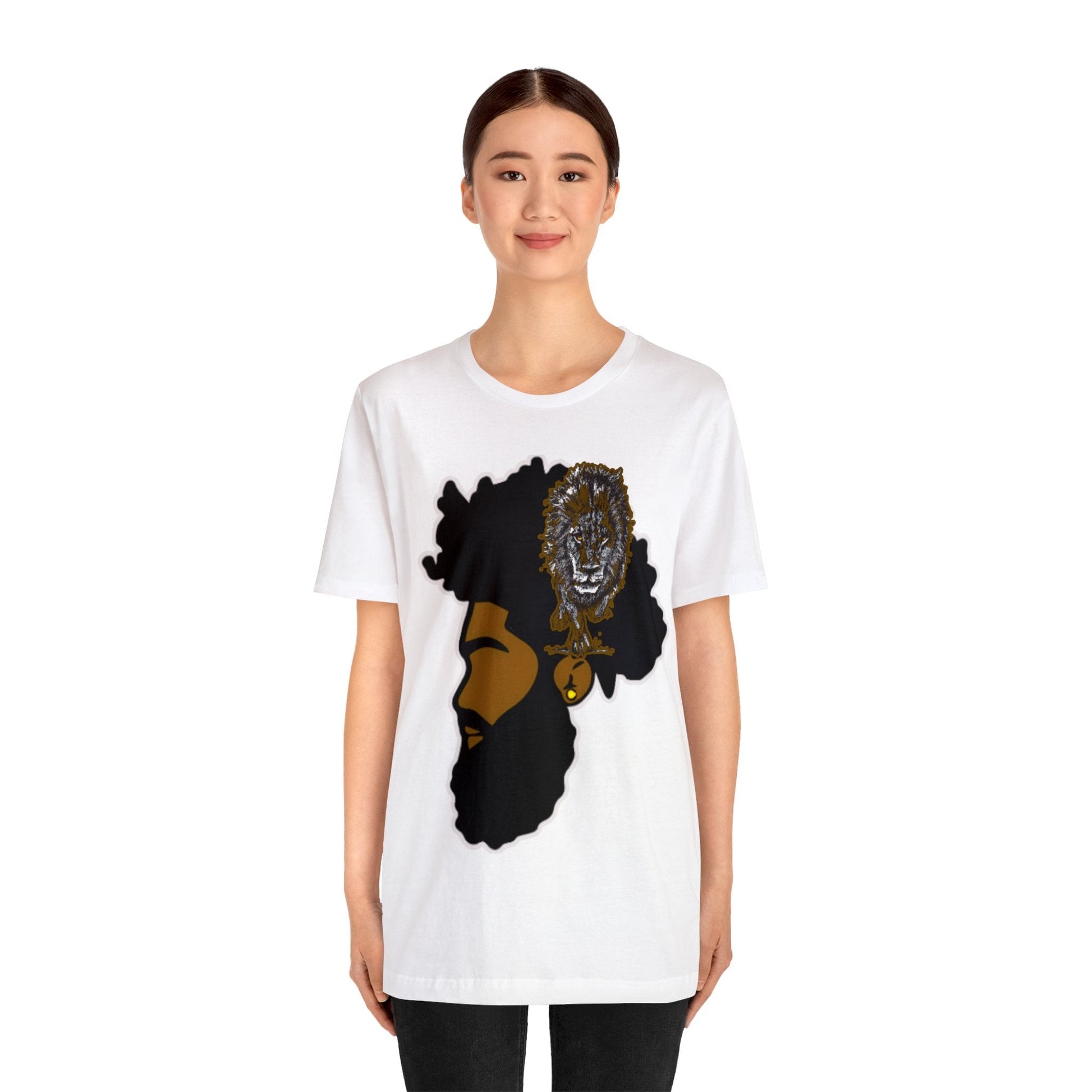 Afro King Shirt, Black King Lion, Lion Mindset, King Mindset, High Value King - Mighty Lifestyle