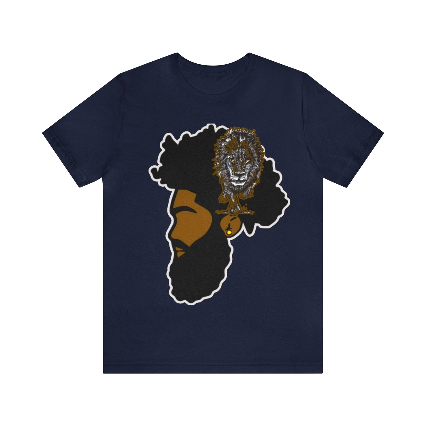 Afro King Shirt, Black King Lion, Lion Mindset, King Mindset, High Value King - Mighty Lifestyle