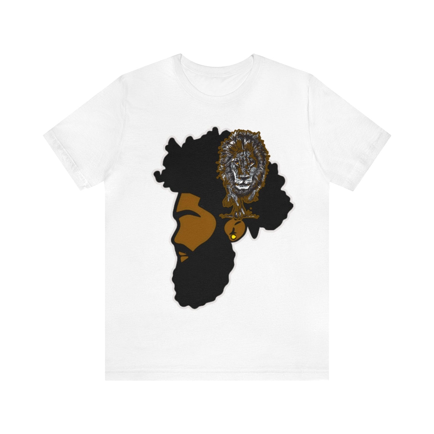 Afro King Shirt, Black King Lion, Lion Mindset, King Mindset, High Value King - Mighty Lifestyle