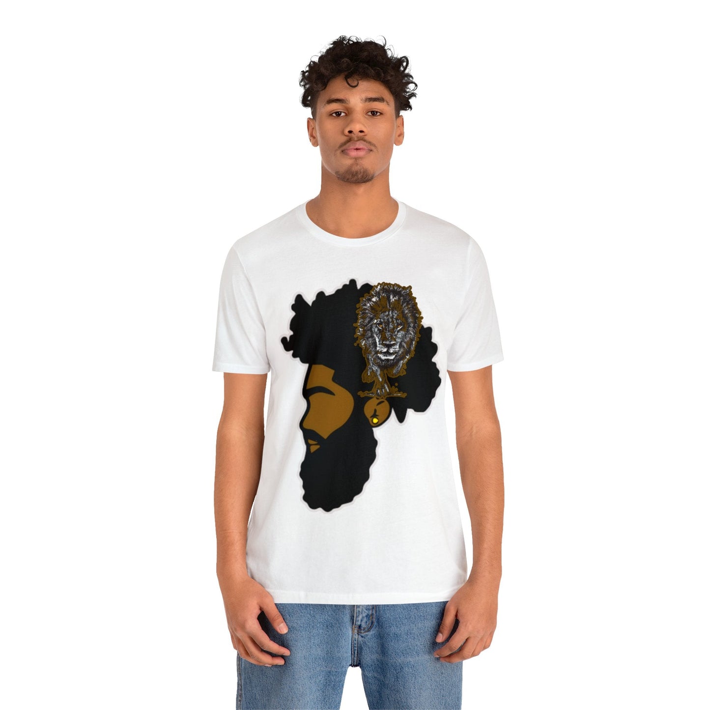 Afro King Shirt, Black King Lion, Lion Mindset, King Mindset, High Value King - Mighty Lifestyle