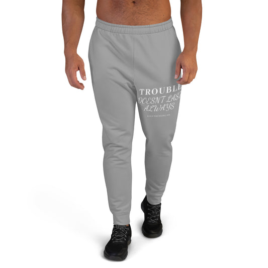 Trouble Doesn’t Last Always Joggers | Mighty Lifestyle Men’s Gray Joggers