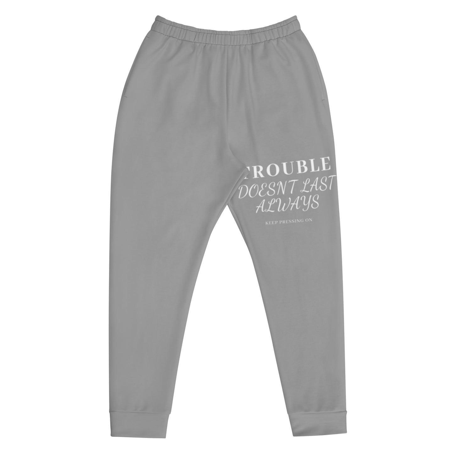 Trouble Doesn’t Last Always Joggers | Mighty Lifestyle Men’s Gray Joggers