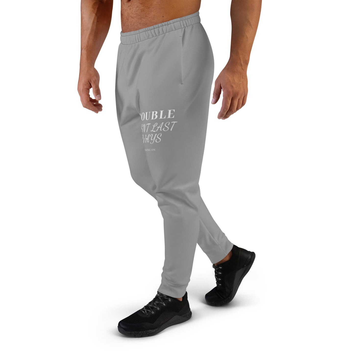 Trouble Doesn’t Last Always Joggers | Mighty Lifestyle Men’s Gray Joggers