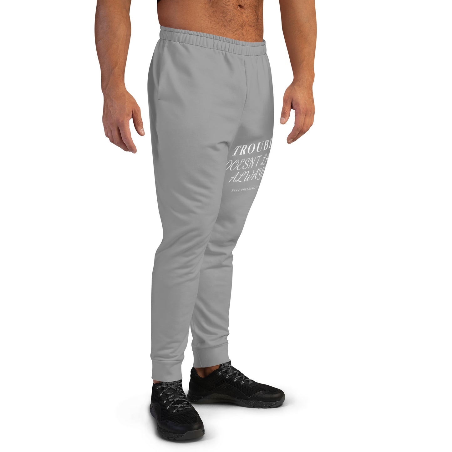 Trouble Doesn’t Last Always Joggers | Mighty Lifestyle Men’s Gray Joggers