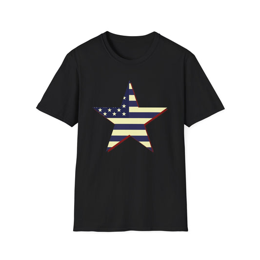 American Star, Patriot Shirt, American Patriot, American Pride Shirt, Shirt for the Patriot, Gift for Patriots, Labor Day - Mighty Lifestyle