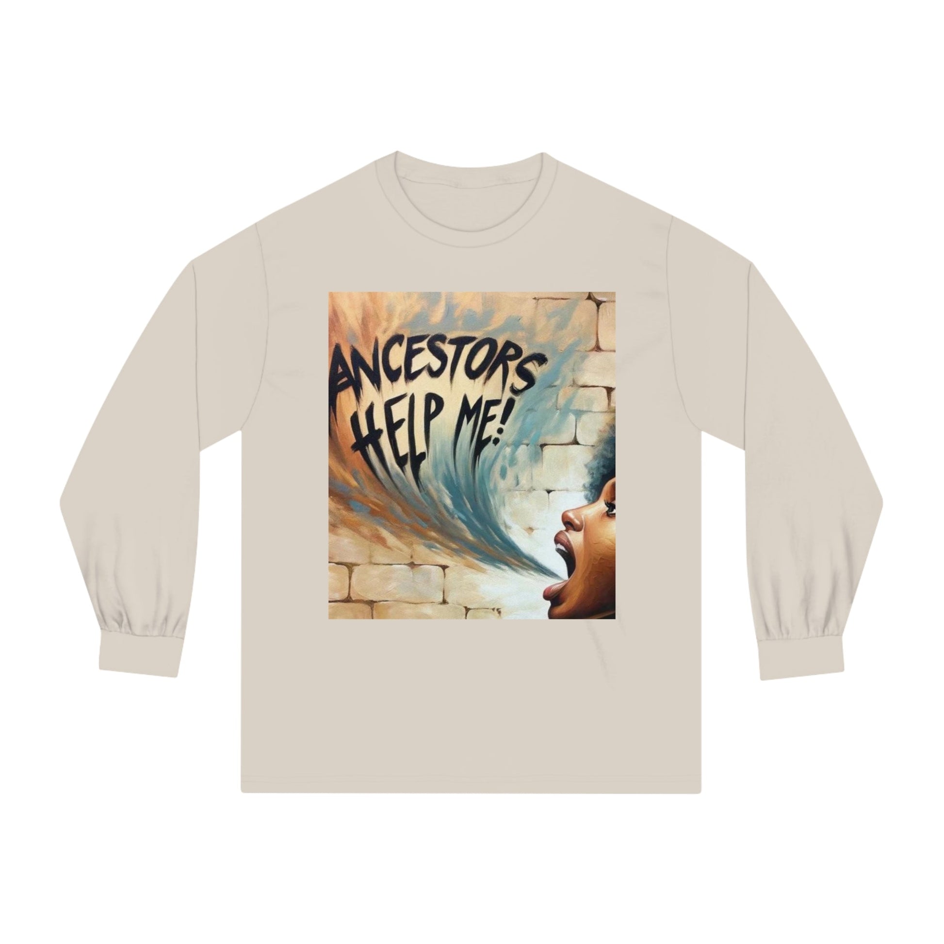 Ancestors Help Me | Ancestors Have My Back | Black History Shirt | Black Spiritual Shirt | Unisex Classic Long Sleeve T-Shirt - Mighty Lifestyle