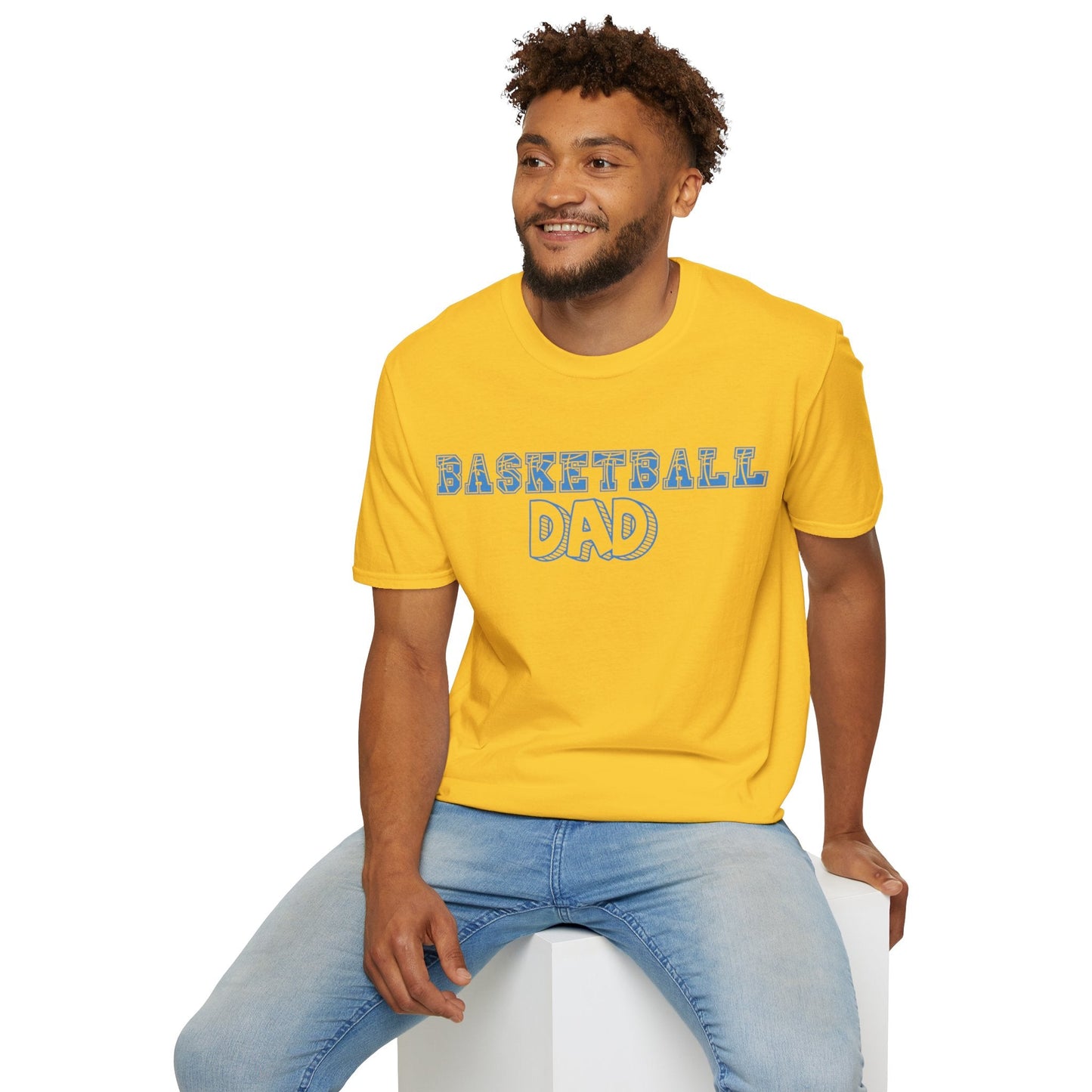 Basketball Dad | Basketball Shirt | Sports Shirt | Gift for Dad Gift for Father | Baller Shirt | Mighty Lifestyle | Softstyle T-Shirt - Mighty Lifestyle