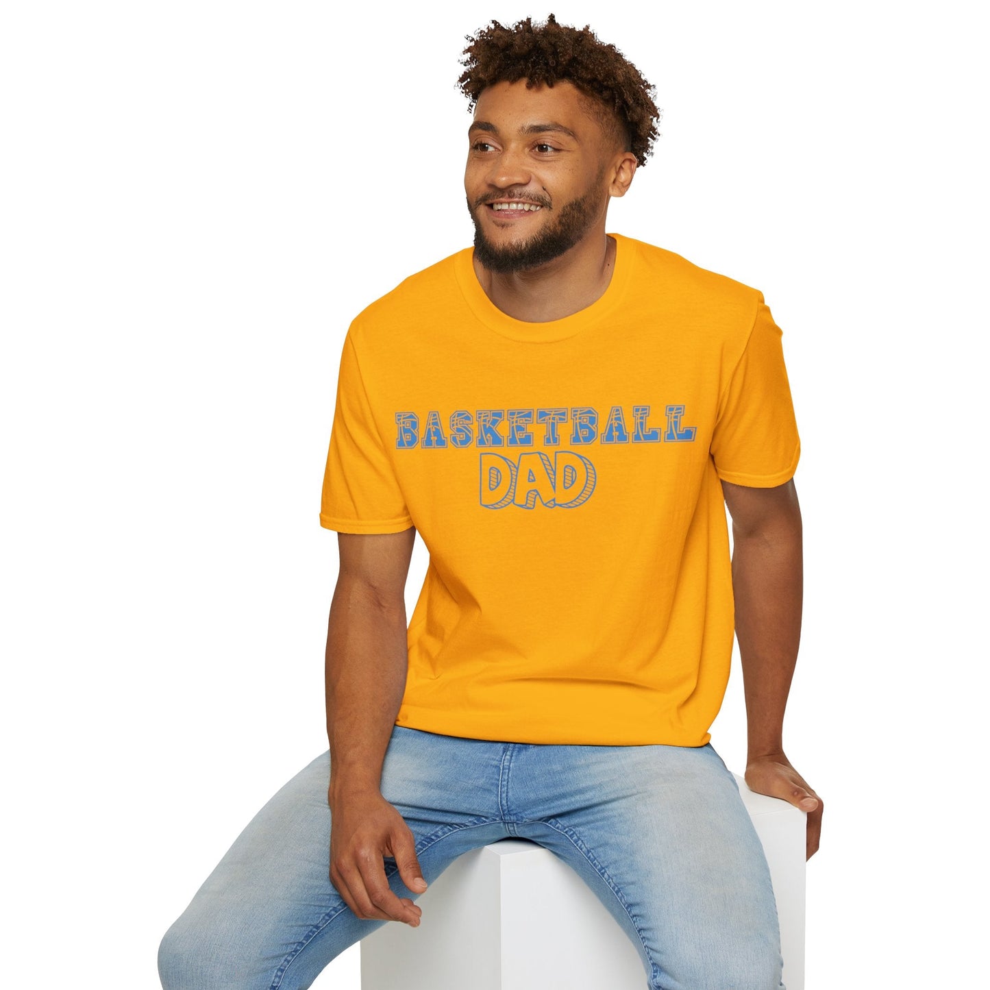 Basketball Dad | Basketball Shirt | Sports Shirt | Gift for Dad Gift for Father | Baller Shirt | Mighty Lifestyle | Softstyle T-Shirt - Mighty Lifestyle