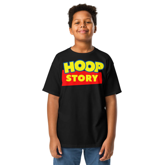 Basketball Hoop Story Baller Shirt Youth classic tee - Mighty Lifestyle