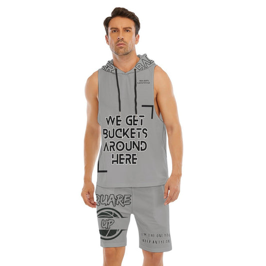 Basketball Set | Basketball Warm Up | Team Warm up Sleeveless Vest And Shorts Set | Mighty Lifestyle Basketball - Mighty Lifestyle