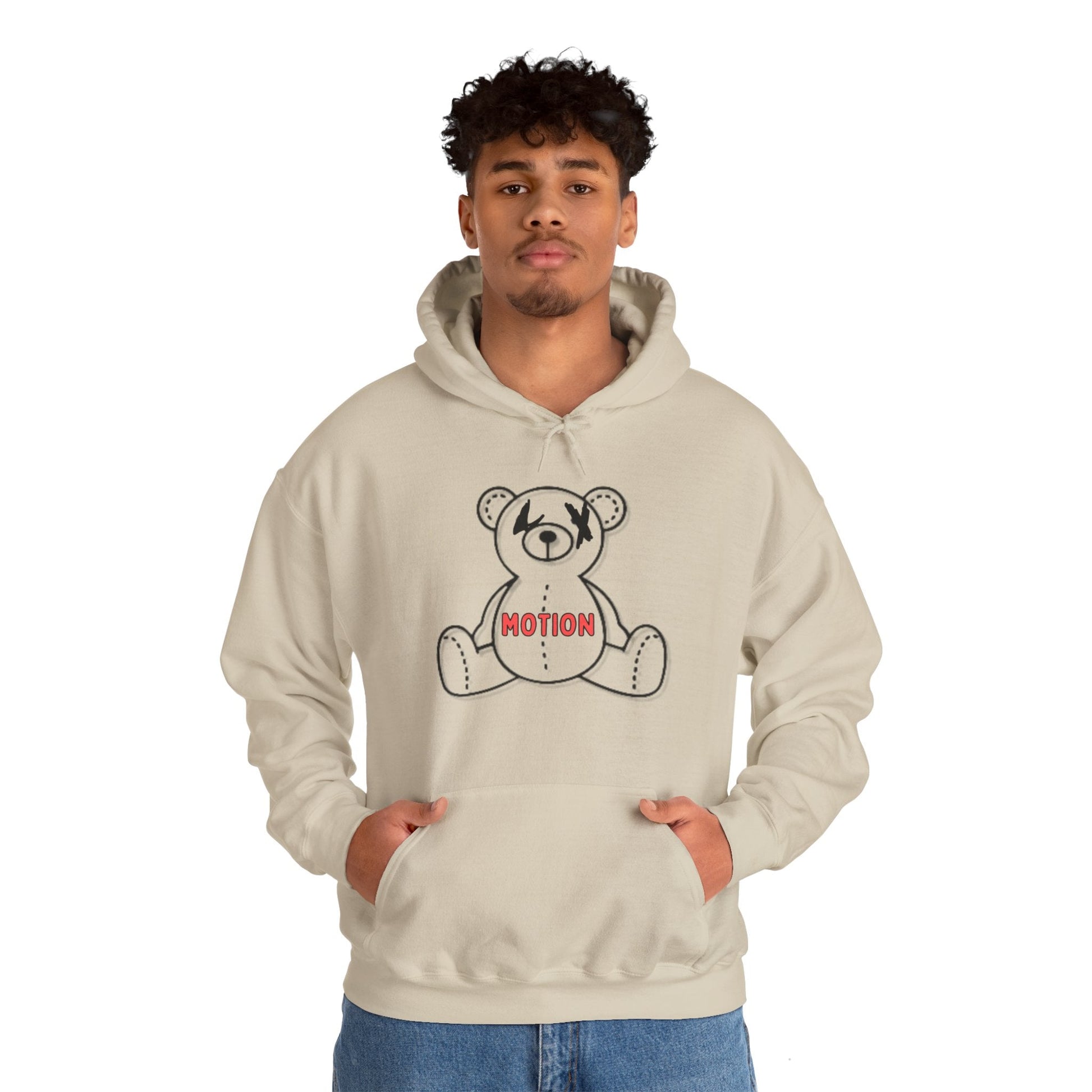 Bear Essential Motion hoodie, Hoodie for sports, Trendy Hoodie, Gift for Trendy, Essential Motion Hoodie, For someone with Motion, Hoodie - Mighty Lifestyle