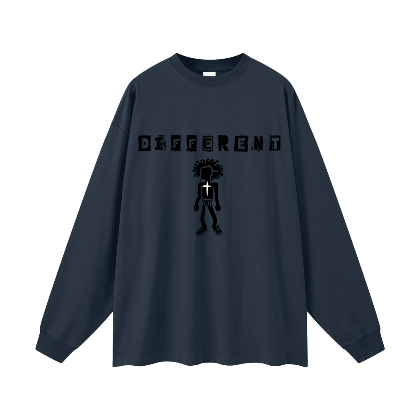 DIFFERENT Graphic Long Sleeve Shirt – Afro Urban Faith Based Streetwear Unisex Tee | Oversized Artsy Cotton Top | Black Art Fashion Shirt
Different Cross Man Oversized Unisex Long Sleeve T-Shirt Faith Based Motivational Shirt Christian Shirt Yeshua Jesus