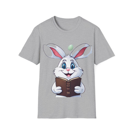 Bible Easter Bunny | Easter Bunny Shirt | Christian Easter Shirt | Unisex Softstyle T-Shirt - Mighty Lifestyle