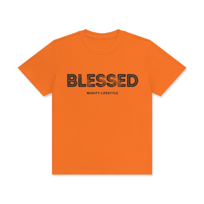 Blessed Shirt | Casual Comfort Statement Shirt by Mighty Lifestyle Unisex Classic Crew Neck Cotton T-Shirt - Mighty Lifestyle