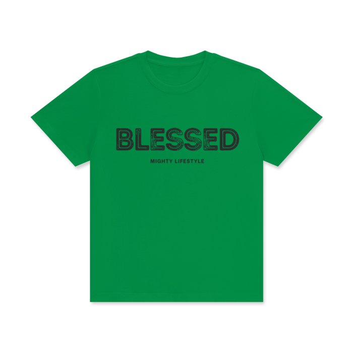 Blessed Shirt | Casual Comfort Statement Shirt by Mighty Lifestyle Unisex Classic Crew Neck Cotton T-Shirt - Mighty Lifestyle