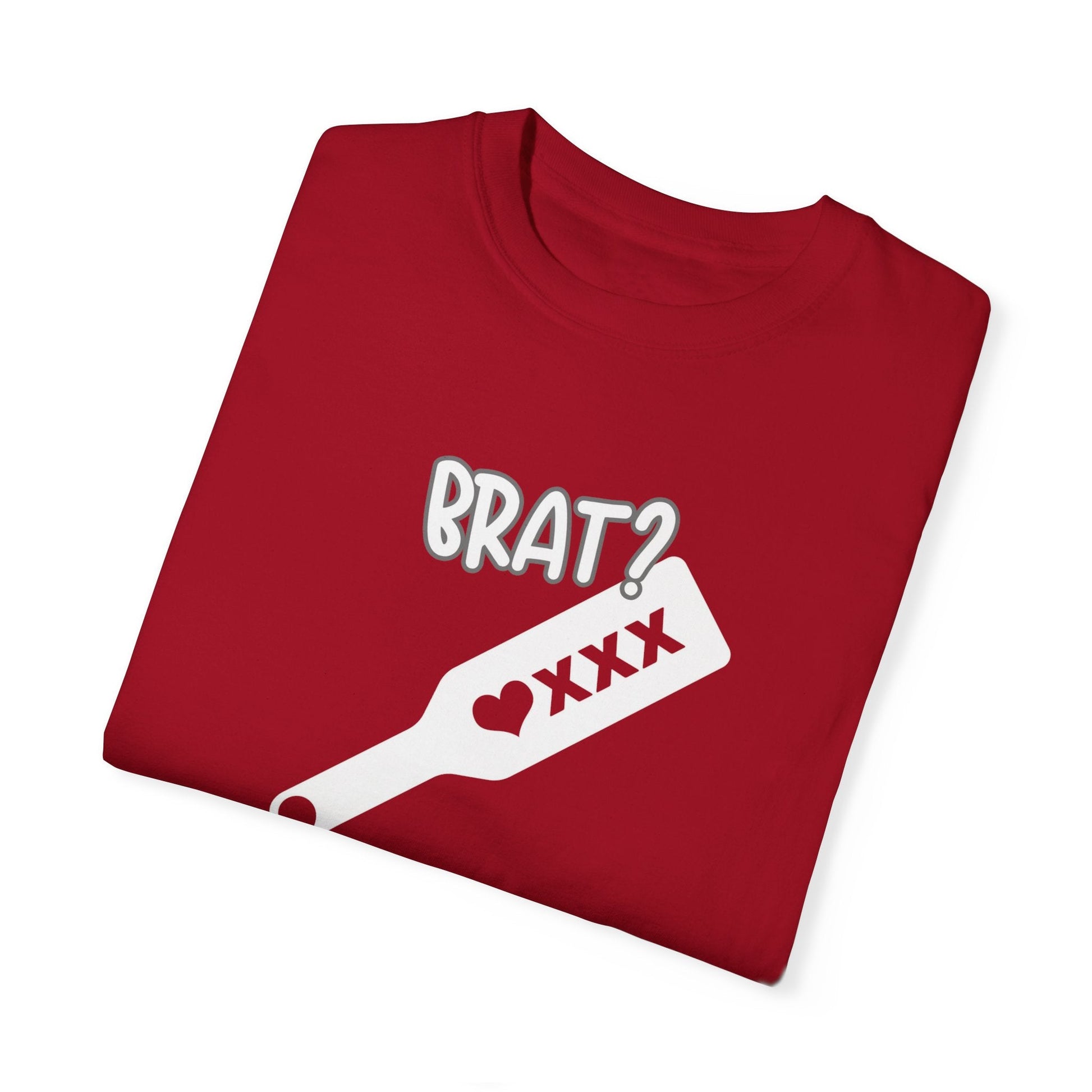 Brat, Brat Shirt, Sub_Dom Tee, Unisex Garment - Dyed T-shirt - Mighty Lifestyle