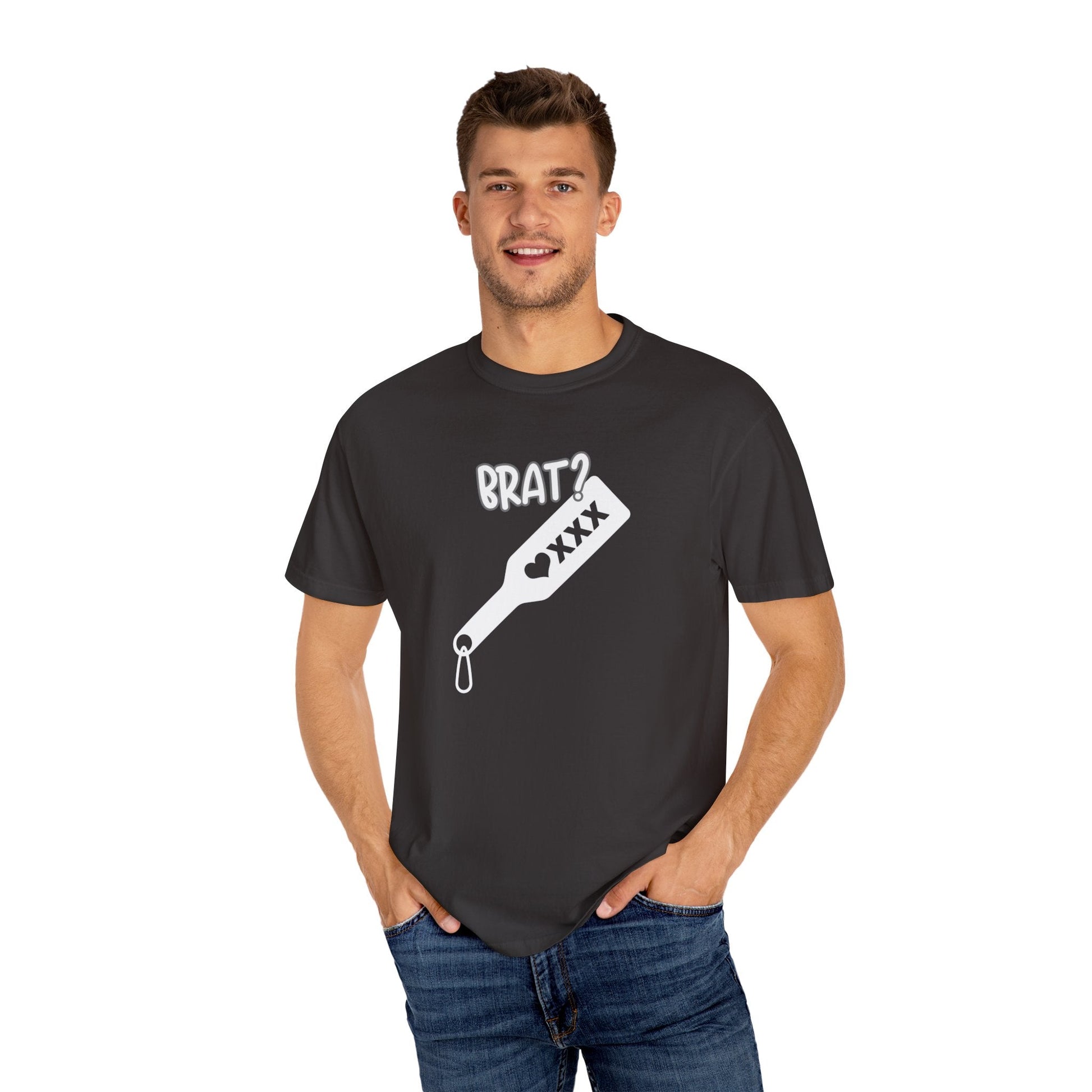 Brat, Brat Shirt, Sub_Dom Tee, Unisex Garment - Dyed T-shirt - Mighty Lifestyle