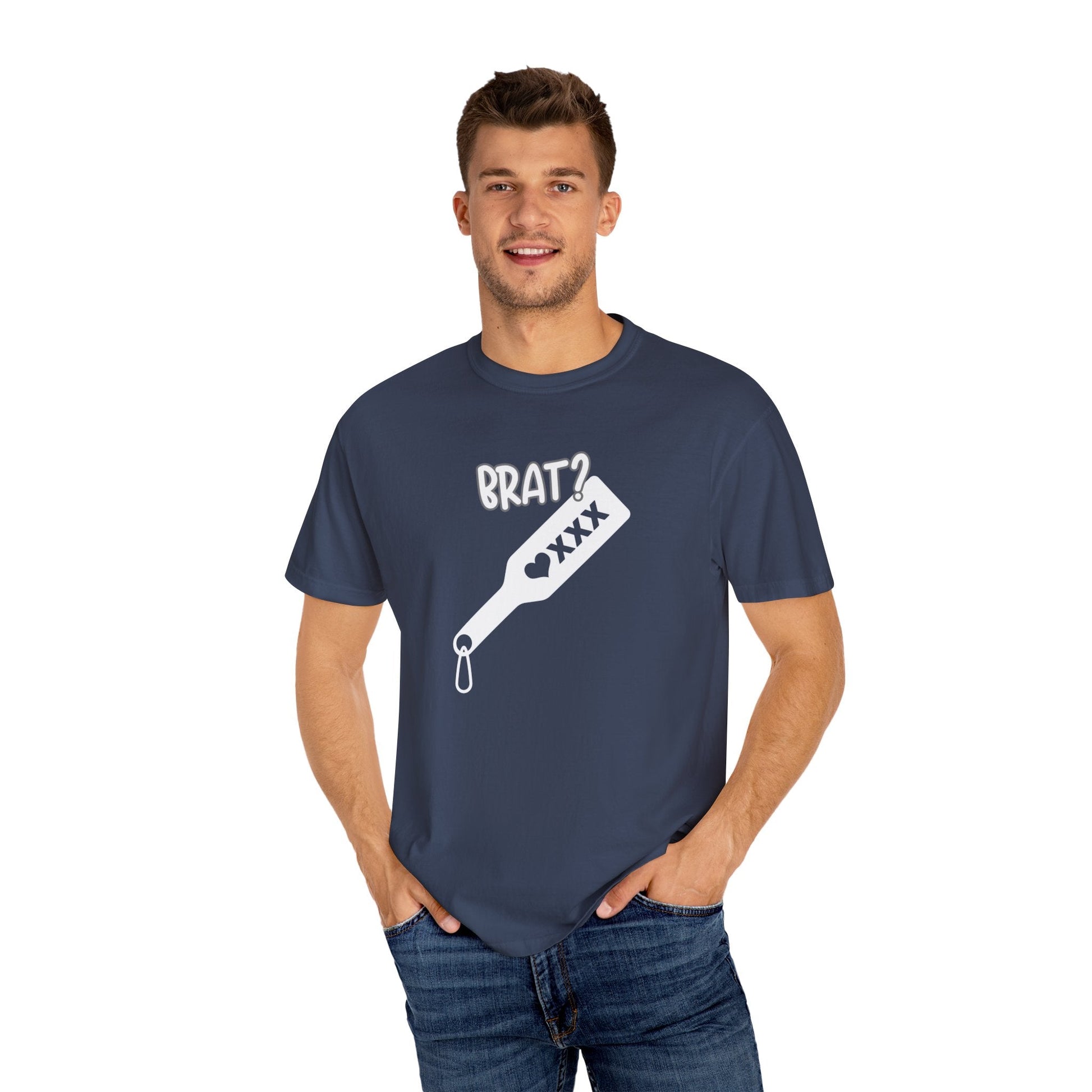 Brat, Brat Shirt, Sub_Dom Tee, Unisex Garment - Dyed T-shirt - Mighty Lifestyle