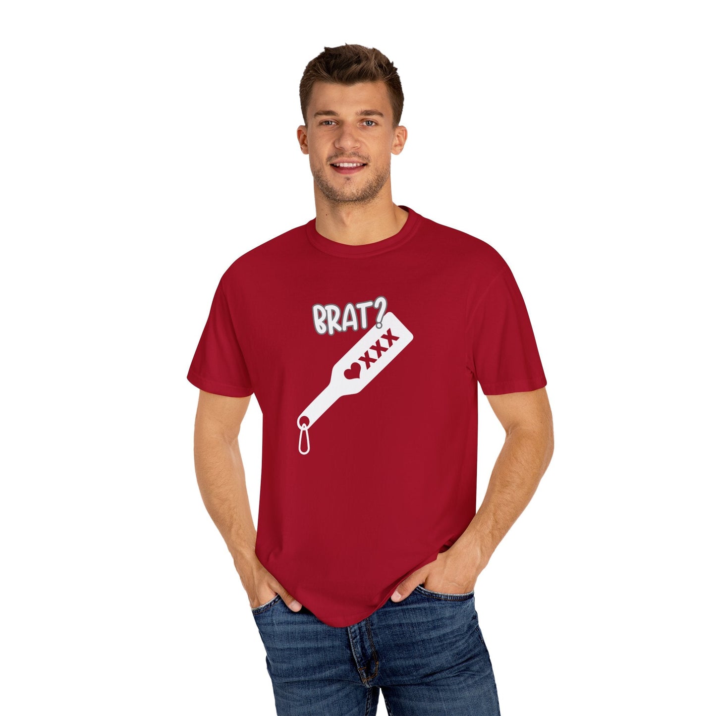 Brat, Brat Shirt, Sub_Dom Tee, Unisex Garment - Dyed T-shirt - Mighty Lifestyle