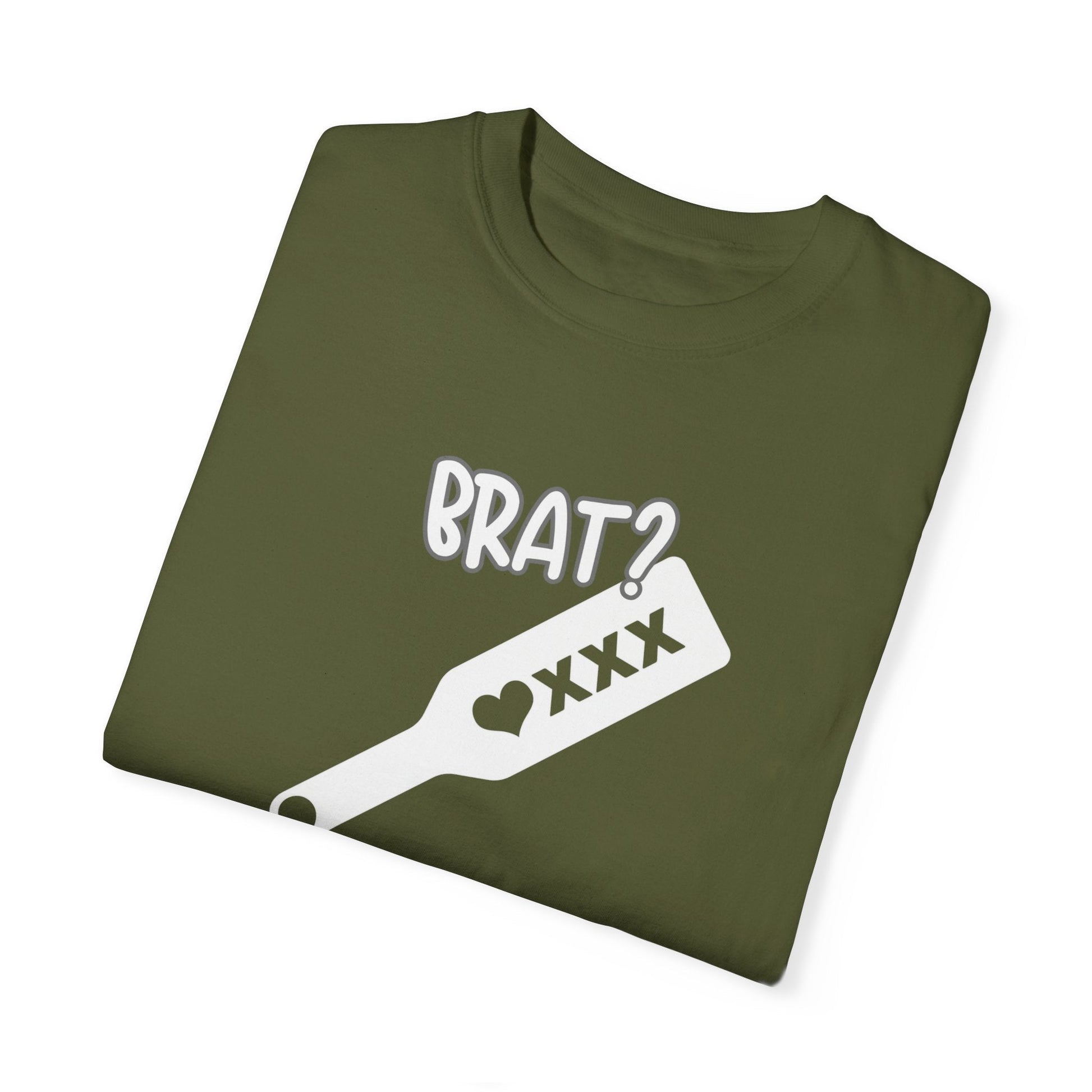 Brat, Brat Shirt, Sub_Dom Tee, Unisex Garment - Dyed T-shirt - Mighty Lifestyle