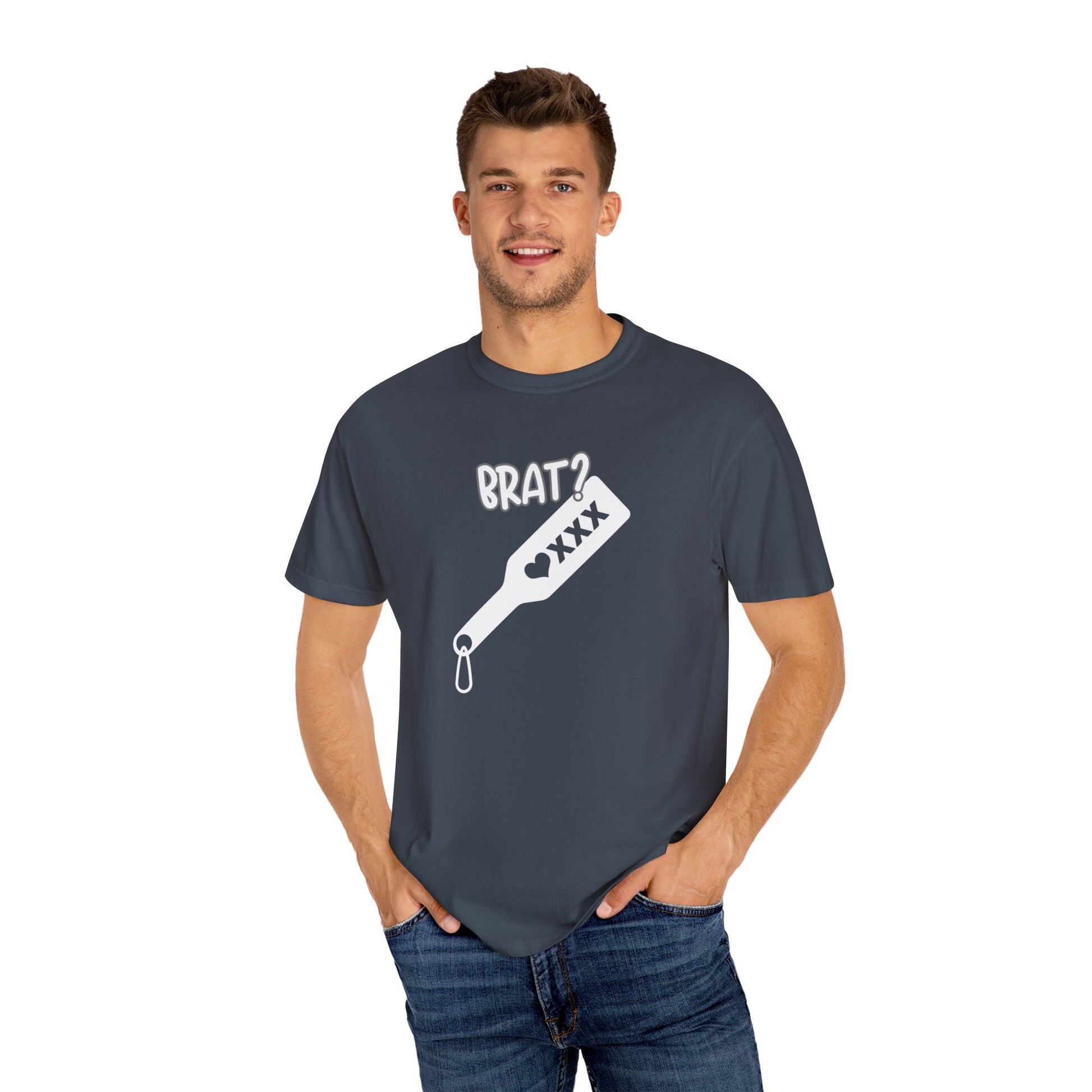 Brat, Brat Shirt, Sub_Dom Tee, Unisex Garment - Dyed T-shirt - Mighty Lifestyle