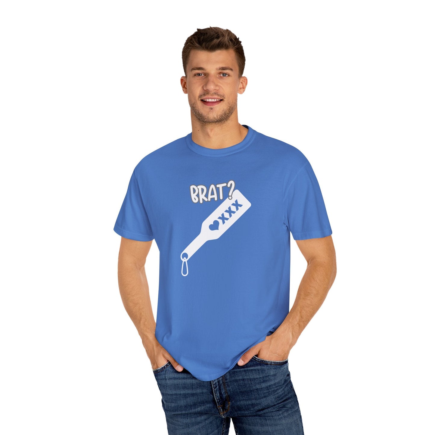 Brat, Brat Shirt, Sub_Dom Tee, Unisex Garment - Dyed T-shirt - Mighty Lifestyle