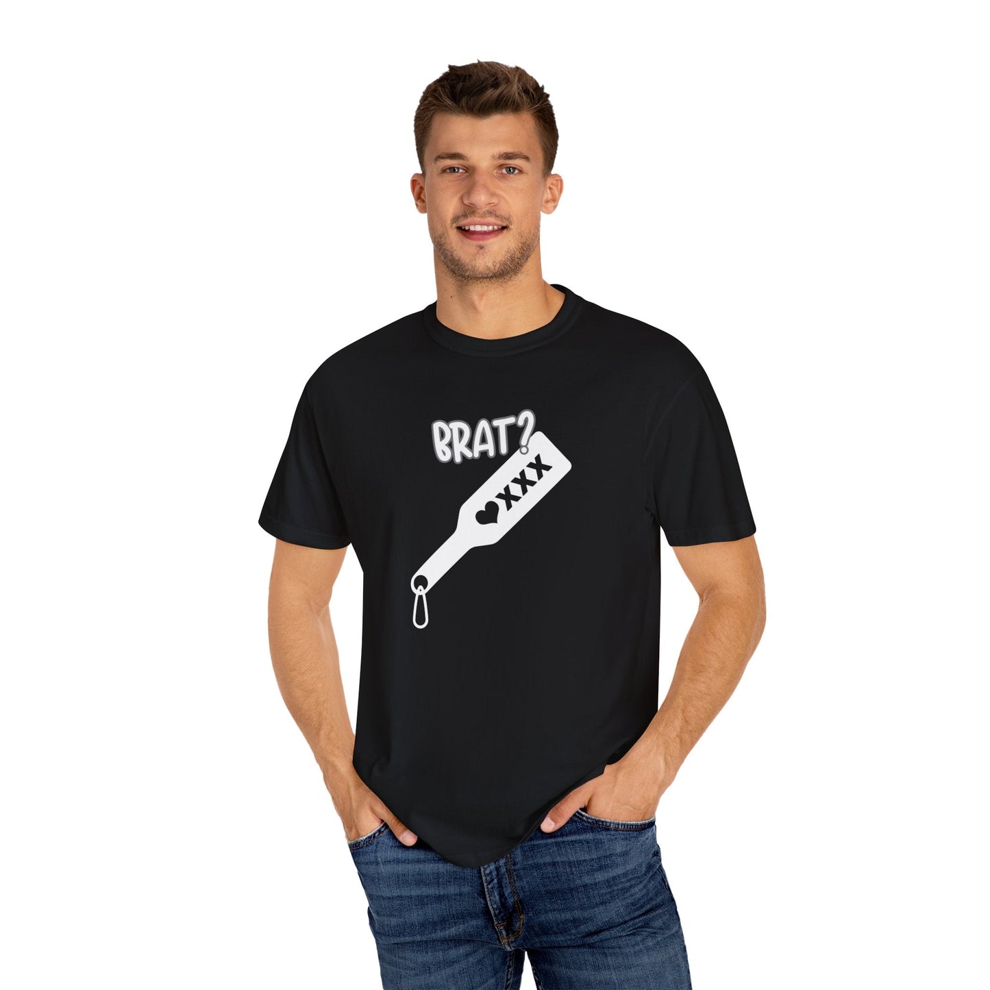 Brat, Brat Shirt, Sub_Dom Tee, Unisex Garment - Dyed T-shirt - Mighty Lifestyle